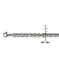 thumbnail image 4 of Chisel Stainless Steel Polished and Textured Fancy Rolo 24 inch Chain, 4 of 4