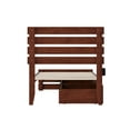 thumbnail image 5 of AFI Oxford Twin XL Wood Platform Bed with Headboard, Footboard & Storage Drawers, Walnut, 5 of 7