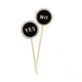 thumbnail image 3 of Darling Souvenir, Yes Or No Cupcake Toppers, Party Dessert Decorations - Pack Of 40, 3 of 3