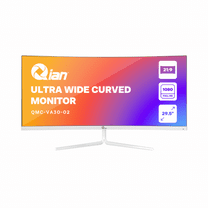 Qian 30" Ultra Wide FHD 1080P Curved Office Monitor - Model: QMC-VA30-02