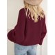 thumbnail image 5 of Suéter PRETTYGARDEN Burdeos Oversized de Punto Grueso Talle M, 5 of 5