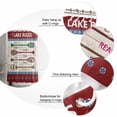 thumbnail image 5 of Shower Curtain, Summer Lake Rules Paddle Waterproof Shower Curtain Set with Hooks for Bathroom Showers,Stalls and Bathtubs,72x84In Farm Wood Grain Red Maroon, 5 of 7