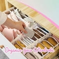 thumbnail image 4 of Wovilon Storage Trunk Storage Bags Underwear Storage Box With Compartments Socks Bra Underpants Organizer Drawers, 4 of 7