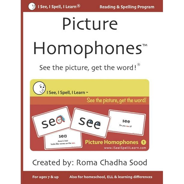I See I Spell I Learn R Reading Spelling Program Picture Homophones Tm See The Picture Get The Word Book 1 4 Paperback Walmart Com Walmart Com I See I Spell I Learn R Reading Spelling Program Picture Homophones Tm See The Picture Get The Word Book 1 4 Paperback Walmart Com Walmart Com