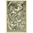 thumbnail image 2 of Aloys Wach 13x18 Black Ornate Wood Framed Double Matted Museum Art Print Titled - Ex Libris Adrienne Junge, 2 of 5