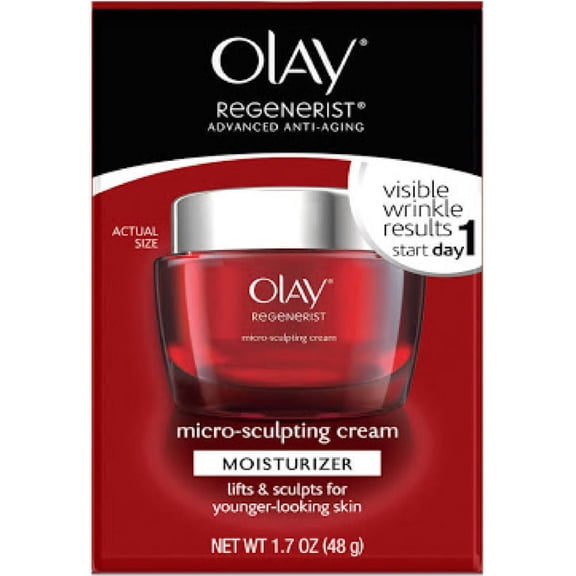 OLAY Regenerist Advanced Anti-Aging Micro-Sculpting Cream, 1.70 oz (Pack of 3)