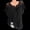 Black, variant on QHWAUAKFBN T Shirts For Women Loose Fit Lace Hollow Lace V-Neck Embroidered Short-Sleeved Ba Tshirts Top