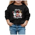 thumbnail image 1 of Sweat à Capuche Imprimé Bonhomme de Neige de Noël Automne Hiver pour Enfants, 1 of 4
