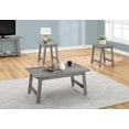 thumbnail image 1 of Monarch Specialties Table Set, 3pcs Set, Coffee, End, Side, Accent, Living Room, Laminate, Grey, Transitional, 1 of 3