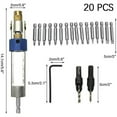thumbnail image 1 of PENGXAING 20Pcs Swap Drill Bit HSS Screwdriver Flip Drive & Box Tool Quick-Change Driver Swivel Head Driving Repair Tools Set, 1 of 9
