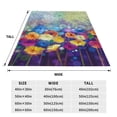 thumbnail image 3 of Sikiie Spring Flower Seasonal Ultra-Soft Micro flannel Blanket Luxury All Seasons Warm Blanket for Bedding Sofa and Travel (4 sizes)-40"x30", 3 of 7