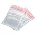 thumbnail image 2 of Bolsas Con Cierre De Cremallera Que Se Pueden Volver A Cerrar, 100 Uds., 3 Tamaños, Bolsas De Embalaje De Sellado De Plástico Transparente Reutilizables, 2 of 3