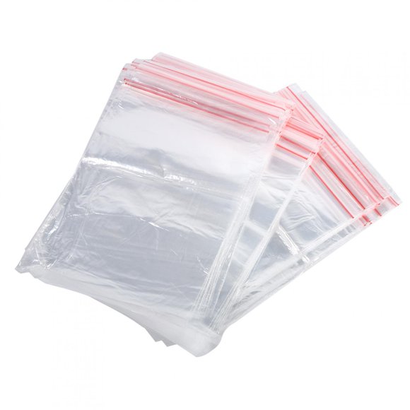 Sacs d'Emballage Scellés en Plastique Transparent Lock, Sacs d'Emballage Alimentaire Durables et Réutilisables, Sacs de Scellage en Plastique Transparent pour la Maison pour Boutique de Bijoux pour Boutique de Collations