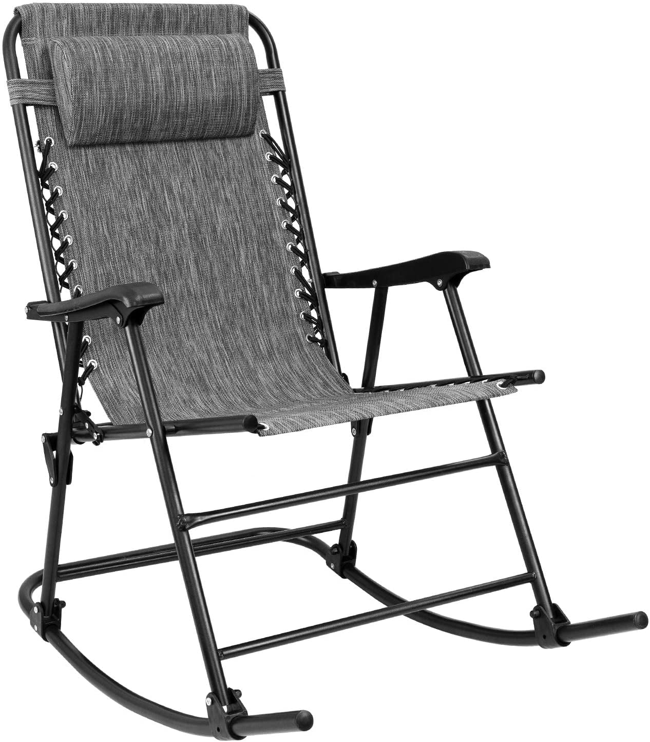 Devoko Zero Gravity Rocking Chair with Headrest Pillow Folding Recliner