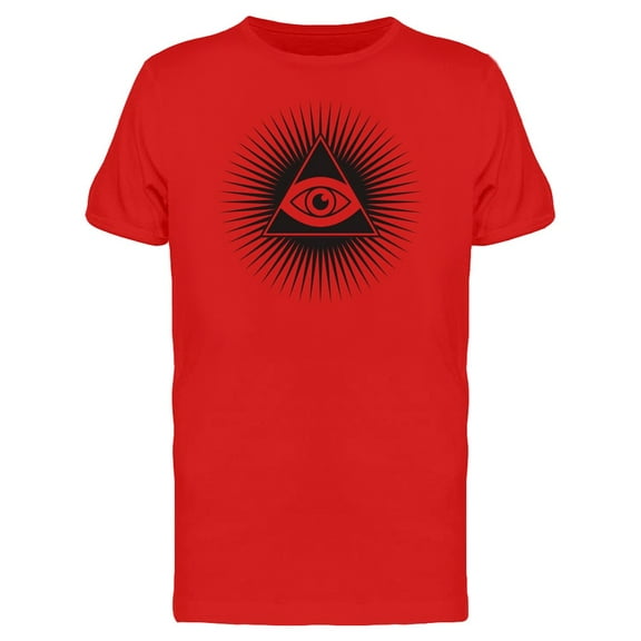 Triangle With All Seeing Eye T-Shirt Men -Image by Shutterstock, Male Large