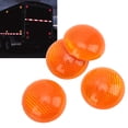 thumbnail image 3 of Orange Round Reflector, 1.65in/4.19cm Multipurpose Wear Resistance Waterproof Reflective Warning  for Vehicles Road Safety, 3 of 7