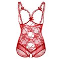 thumbnail image 2 of Gibobby arnés para mujer Lencería sexy de encaje para mujer Ropa de dormir Ropa interior Baby-doll Ropa de dormir-G-string(Rojo, L), 2 of 5