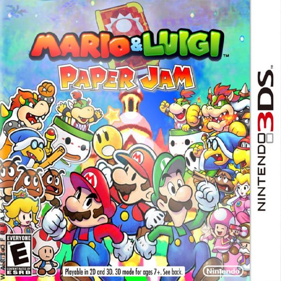 Mario Luigi Paper Jam 3ds
