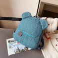 thumbnail image 1 of Feltree Backpack Cute Bear Ears Lambskin Backpack Kids Pack, 1 of 8
