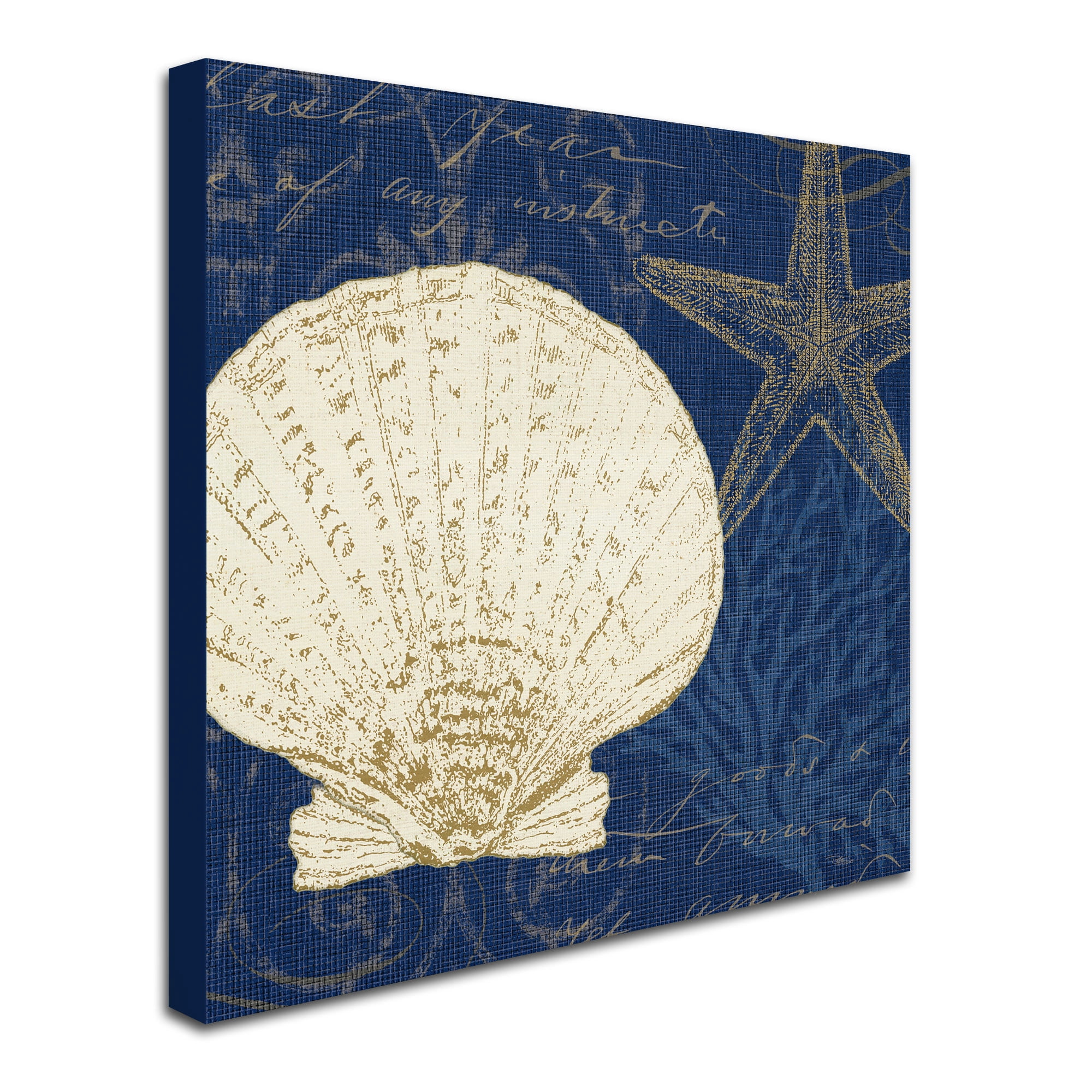 Trademark Fine Art "Coastal Moonlight II Teal" Canvas Art by Pela Studio