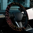 thumbnail image 6 of Halloween Spider Web 14.5 Inch Printing PVC Leather Auto Accessories Car Wheel Covers Steering Wheel Covers Car Wheel Cover, 6 of 6