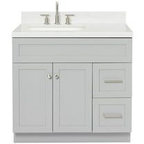 Ariel F036slcqrvo Hamlet 36" Free Standing Single Basin Vanity Set - Grey