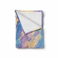 thumbnail image 2 of Pastoral Soft Flannel Fleece Blanket, Pastoral Valley Under Surreal Dreamy Sky Floral Fresh Blooming Flourishing Nature, Cozy Plush for Indoor and Outdoor Use, 50" x 60", Multicolor, by Ambesonne, 2 of 6