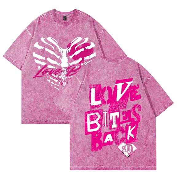 AJ Lee Merch Vintage Wash T-Shirts Streetwear Women Men Cotton Crewneck Short Sleeve Tee for Wrestling Fans and Supporters