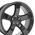 thumbnail image 5 of 20 inch Rim fits 06-21 Dodge Charger Black Aluminum Wheel Direct Fit, 5 of 5