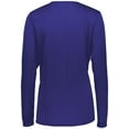 thumbnail image 2 of Holloway 3XL Ladies Momentum Long Sleeve Tee Purple (hlw) 222824, 2 of 5
