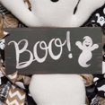 thumbnail image 4 of ITFABS Artificial Halloween Wreath, Cartoon Ghost Doll Wreath for Front Door, 4 of 5