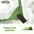 thumbnail image 5 of DiDaDi Green 210T Polyester 10 Ft x 10 Ft, 1.76 Pound Thickness Tarp, 5 of 6