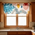 thumbnail image 1 of Kitchen Curtain Short Panels 2D Printed Window Curtains, Washable Polyester, Light Filtering Privacy, 1 Pair, 137 x 45 cm or 70 x 100 cm, 1 of 6