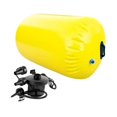 thumbnail image 2 of Barril de gimnasia con rodillo de aire, equipo de gimnasia portátil, multifuncional, para uso en gimnasios en casa, colchoneta inflable para hacer eje Amarillo 05x07 m, 2 of 9