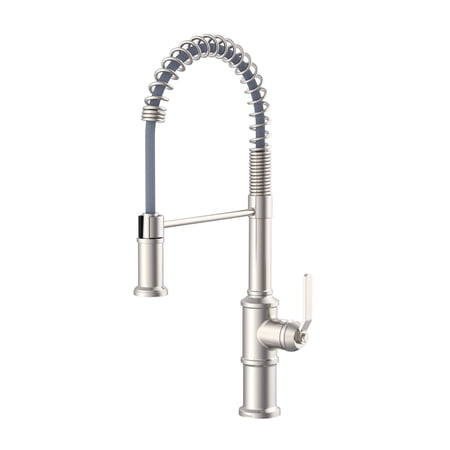 Gerber D455337 Kinzie 1.75 GPM Single Hole Pre-Rinse Pull Down Kitchen Faucet - Stainless