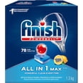 thumbnail image 2 of Finish Power Ball All In 1 Max Dishwasher Detergent Pods, Lemon Sparkle, 78 Tabs (Pack of 2), 2 of 5