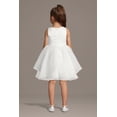 thumbnail image 2 of David’s Bridal, The Edit by DB Studio Girl's Sleeveless Ruffle Skirt Flower Girl Dress, Short, Organza, 2 of 2