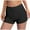 Black, variant on Women's Double Layer Menstrual Leakproof Swim Shorts with Wide Waistband Swim Shorts Women ,L