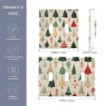 thumbnail image 3 of Dailycode Light Switch Plate Covers 2 Gang Wall Plate Plastics Outlet Covers for Kitchen Home Office Decor Beautiful Christmas Trees, 3 of 8
