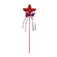thumbnail image 2 of Decoración de pentagrama con insertos de estrella, lazo rojo, blanco y azul, para fiesta del Día de la Independencia, decoración patriótica festiva del hogar, materiales acrílicos de alta, 2 of 7
