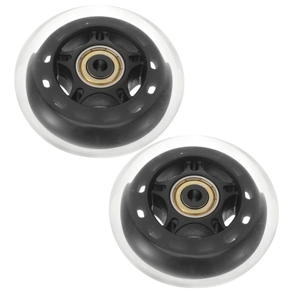 unbranded  2 Pcs Inline Skates Luggage Wheels Replacement 3 Inches with Bearing Thicker