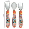 thumbnail image 2 of The First Years CoComelon Toddler Forks and Spoon Set - 3 Pieces - Dishwasher Safe Utensils, 2 of 5