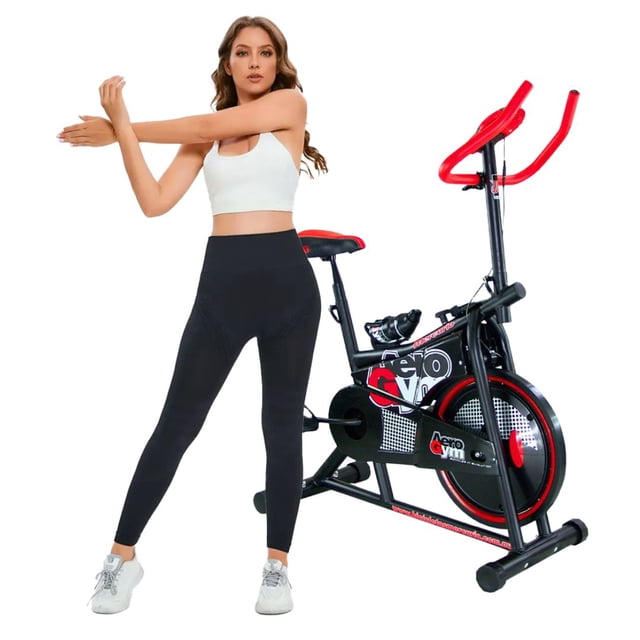 Bicicleta de Ejercicio Fija FRATELLO MUEBLES Mercurio Aerogym Rojo