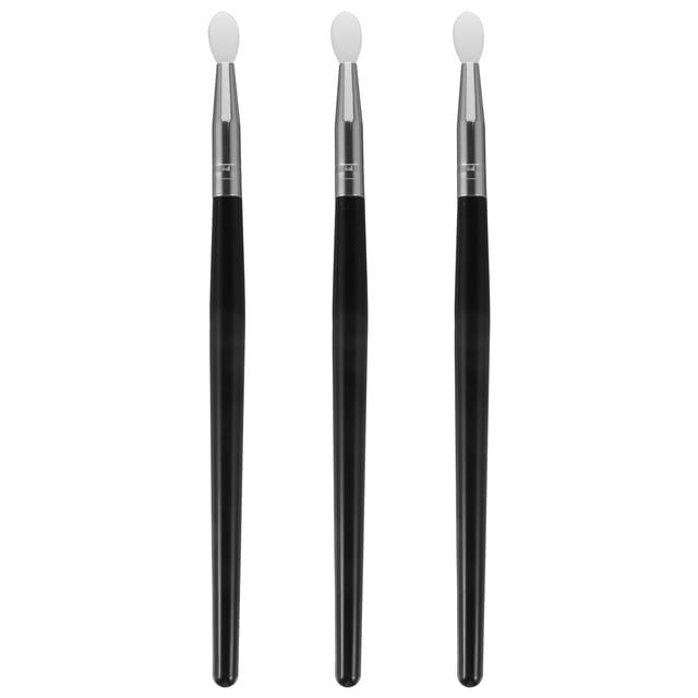 3 pinceles de maquillaje de silicona para sombras de ojos y labios, herramientas profesionales