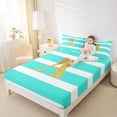 thumbnail image 3 of Erosebridal Sequin Print Letter Bed Sheets, Bowknot Monogrammed A King Sheets, 4pcs, 3 of 5
