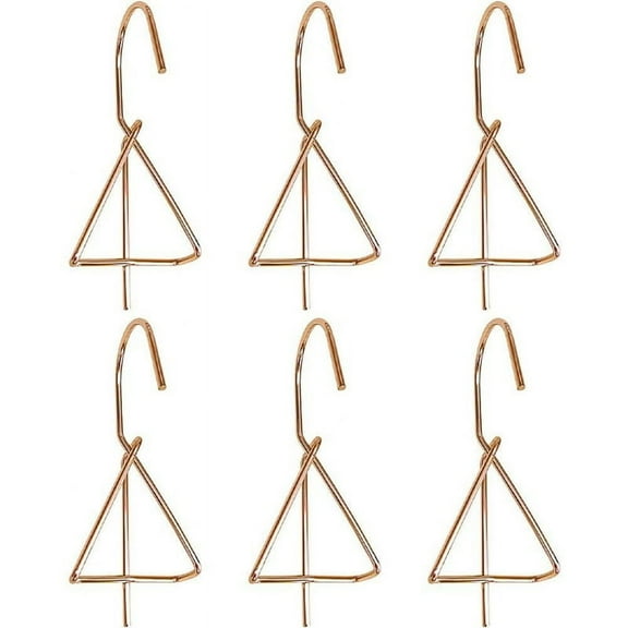 6PCS Terracotta Pots Hangers Flower Pot Hanger Hook Rose Gold