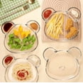 thumbnail image 2 of Multifunctional Star Shape Glass Divided Plate 1pc for Desserts and Meals, 2 of 11