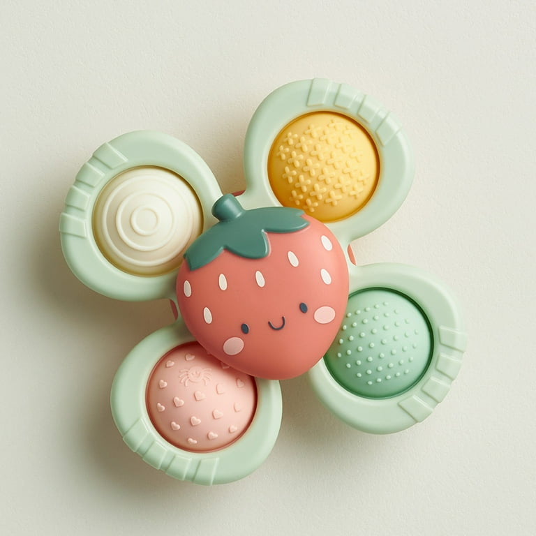 Itzy Ritzy Itzy Pop & Whirl Strawberry Fidget Spinner Travel Bath