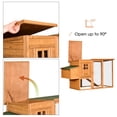 thumbnail image 6 of Lovupet 72" Deluxe Wooden Chicken Coop Backyard Nest Box Pet Cage Rabbit Hen Hutch, 6 of 9