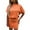 Orange, variant on Mrasaso Big Sales! Midi Dresses for Women,Women's Summer Solid Color Short Sleeve Crew Neck Dress,Versatile & Stylish for Hot Weather & Casual DaysBlack L